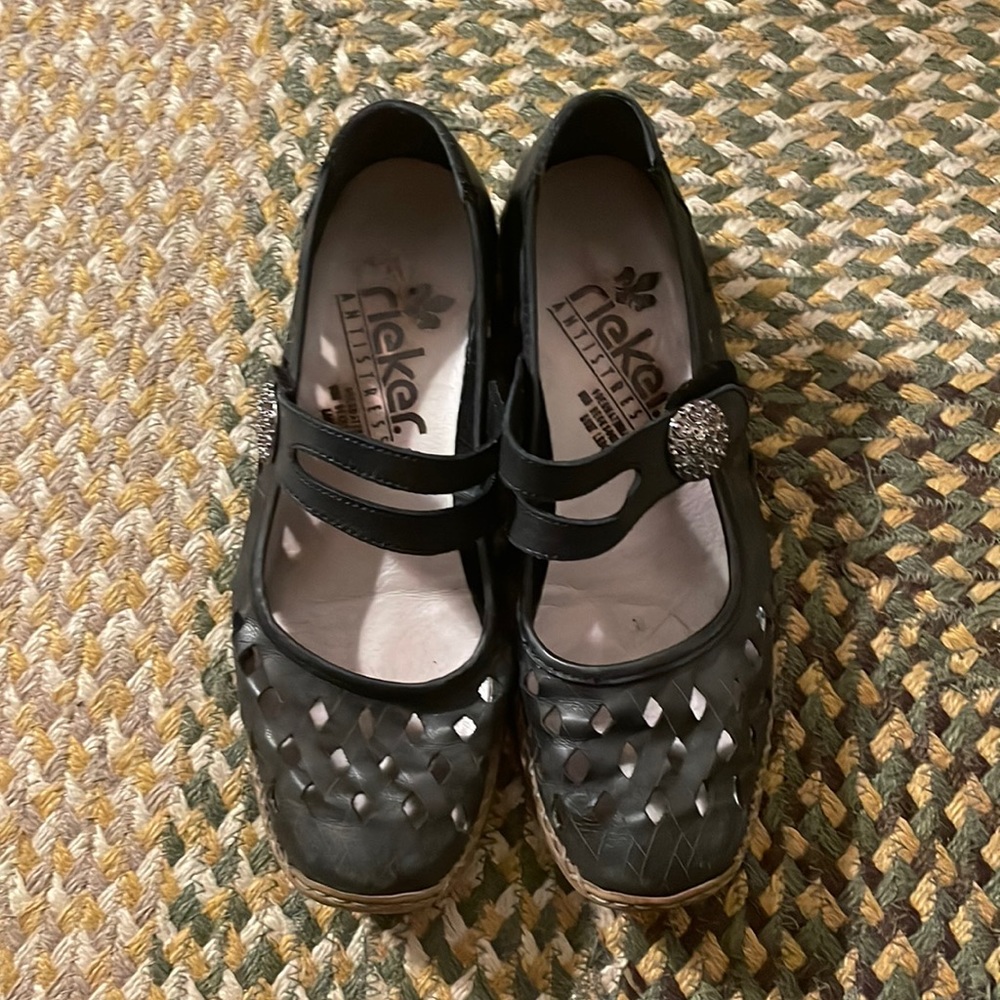 Grey Mary Jane style size 8 Riekers